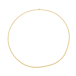 Chaîne en or jaune, maille forçat