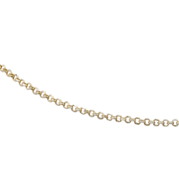 Collier en or jaune et rhodié, maille jaseron diamantée