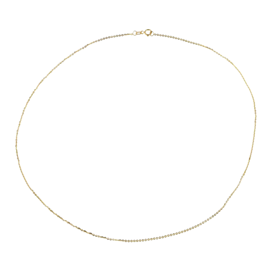 Chaîne en or jaune, maille fantaisie