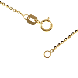 Chaîne en or jaune, maille fantaisie