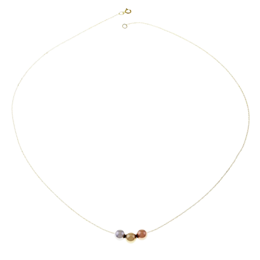 Collier en 3 ors