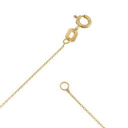 Collier en or jaune, coeur