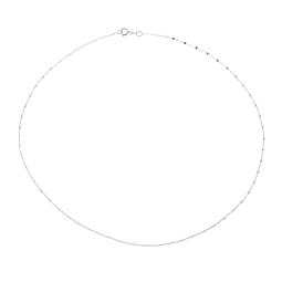 Chaîne en or gris maille fantaisie