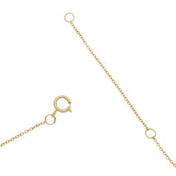 Collier en or jaune rhodié, émeraude et diamants