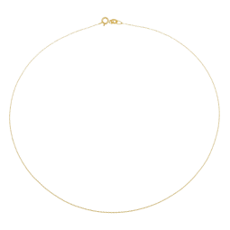 Chaîne en or jaune, maille forçat