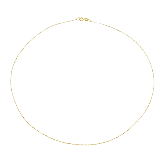 Chaîne en or jaune, maille marine