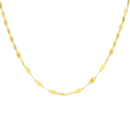 Collier en or jaune, maille fantaisie