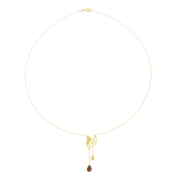 Collier en or jaune et grenat