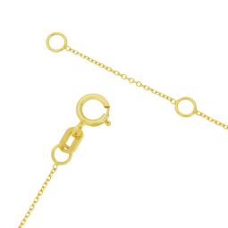 Collier en or jaune et grenat
