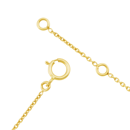Collier en or jaune et rhodié, diamants