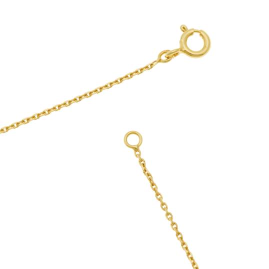 Collier en or jaune rhodié et diamants