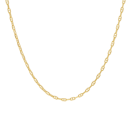 Chaîne en or jaune, maille marine forçat 1.5 mm