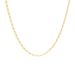 Chaîne en or jaune, maille cheval 1.4 mm