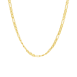 Chaîne en or jaune, maille marine alternée 1X3