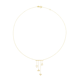 Collier en or jaune, quatre éléments
