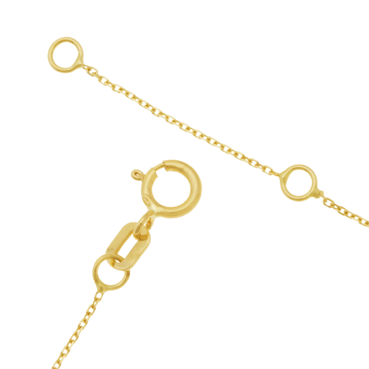 Collier en or jaune et grenat, phénix