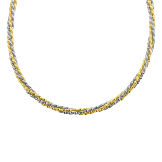 Collier en 2 ors 