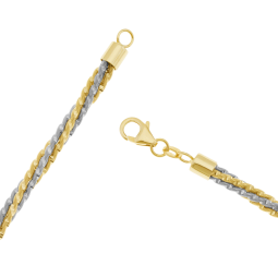 Collier en 2 ors 