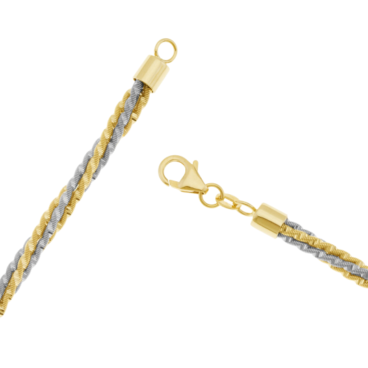 Collier en 2 ors 