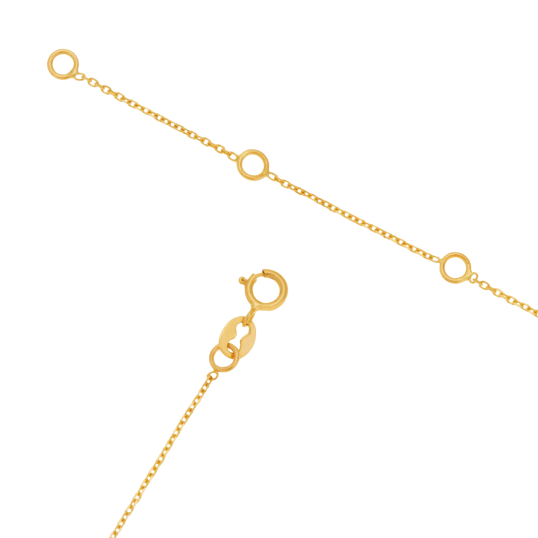 Collier en or jaune et diamants