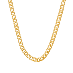 Collier en or jaune maille gourmette