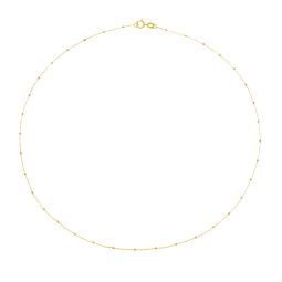 Chaîne en or jaune maille boule 