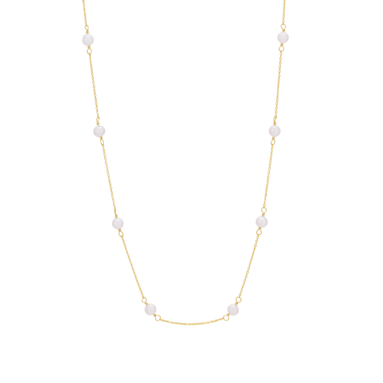 Collier en or jaune et perles de culture