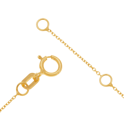 Collier en or jaune et onyx