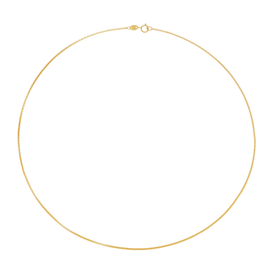 Collier en or jaune, maille pop corn Collier en or jaune, maille pop corn