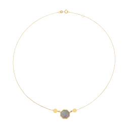 Collier en or jaune et nacre grise