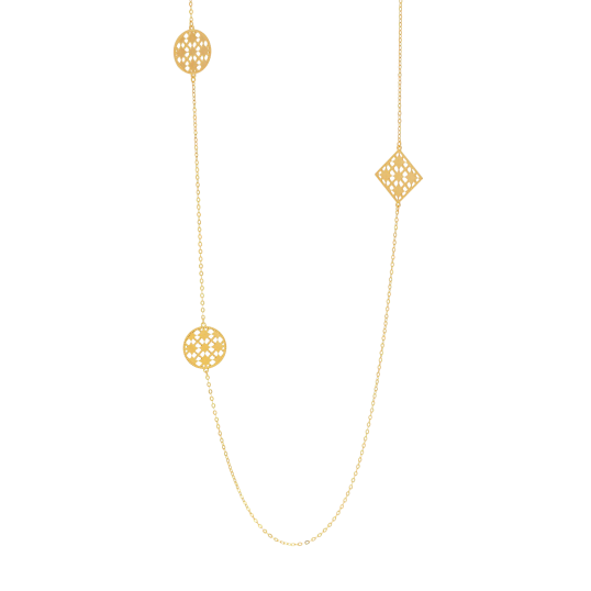 Collier sautoir en or jaune 