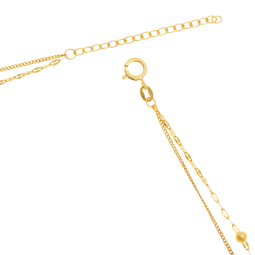 Collier en or jaune, double chaîne