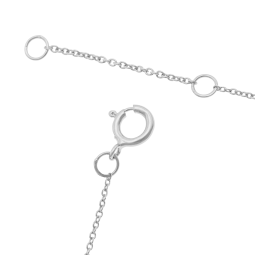 Collier en or gris et rhodié, aigue-marine, saphirs et diamants