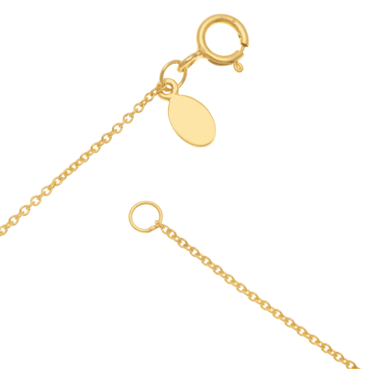 Collier en or jaune et rhodié, diamants