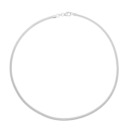 Collier en or jaune et rhodié