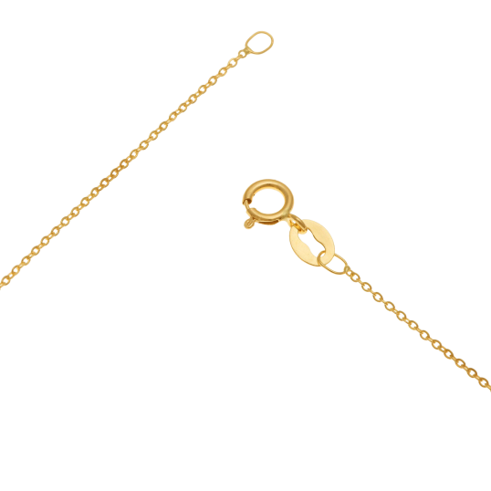 Chaîne en or jaune, maille forcat