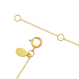 Collier en or jaune et rhodié, grenat et diamants