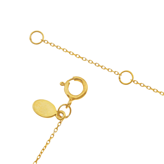 Collier en or jaune et rhodié, grenat et diamants
