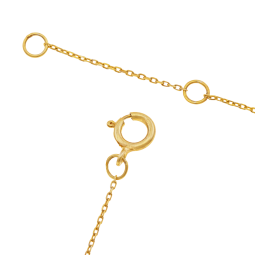 Collier en or jaune et rhodié, diamants