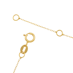Collier en or jaune et laque