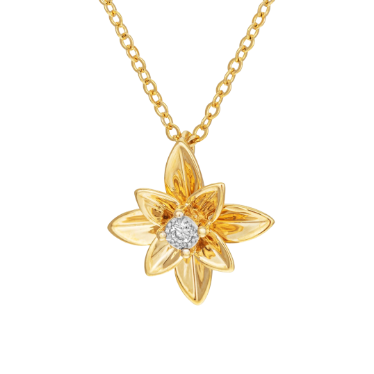 Collier en 2 ors et diamant