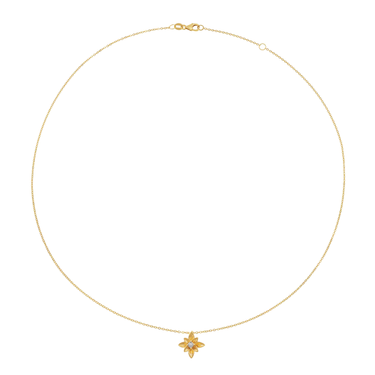 Collier en 2 ors et diamant