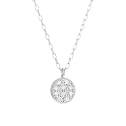 Collier en or gris et diamants