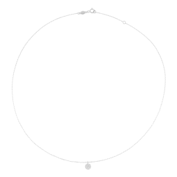 Collier en or gris et diamants