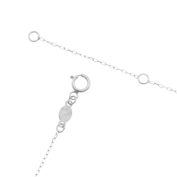 Collier en or gris et diamants
