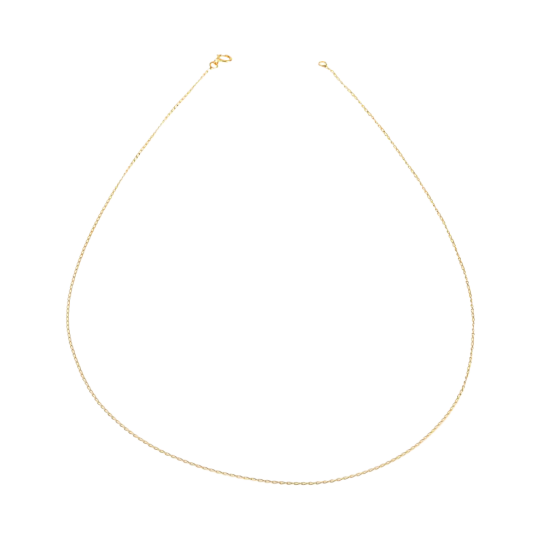 Chaîne en or jaune, maille cheval
