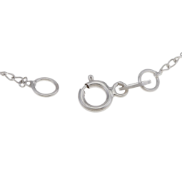 Chaîne en or gris, maille fantaisie