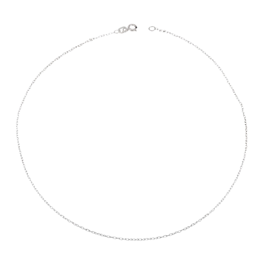 Chaîne en or gris, maille fantaisie