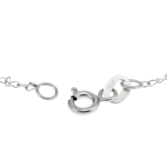 Chaîne en or gris, maille fantaisie