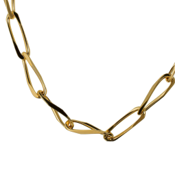Chaîne en or jaune, maille cheval